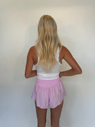 Free People | Carpe Diem Shorts | Poeder Pink| Back | Vagabond | Apparel | Boutique
