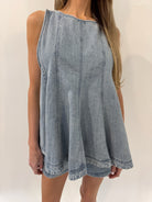 Free People | Cassius Denim Set | Close | Front | Vagabond | Apparel | Boutique
