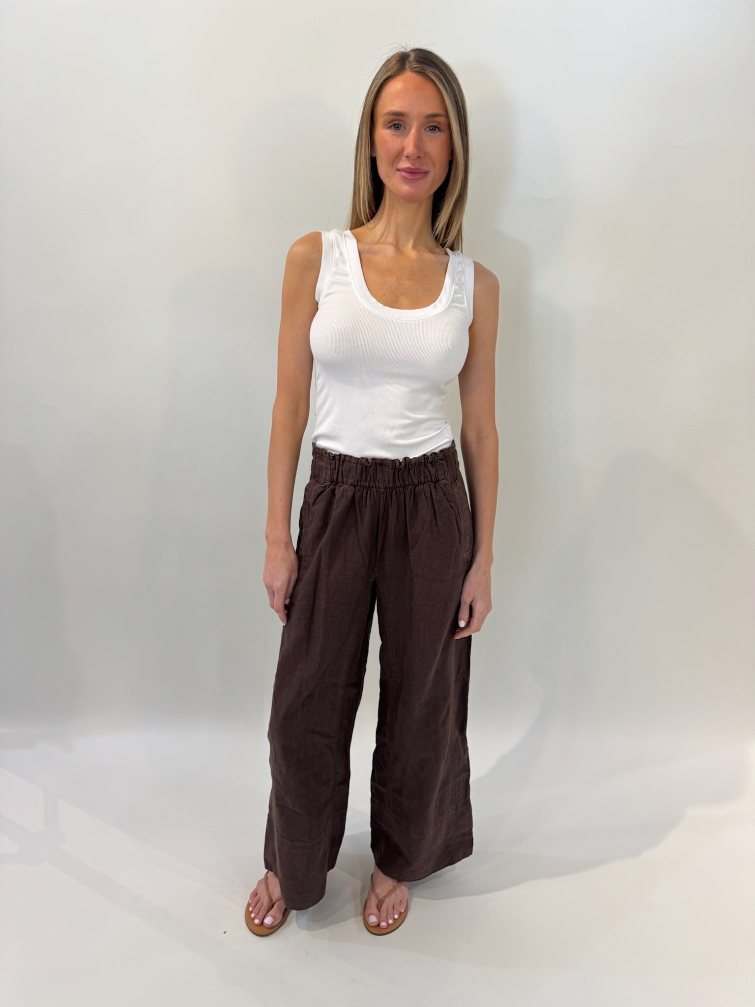 Free People | Days End Linen Pull On Pants | Vagabond | Apparel | Boutiques