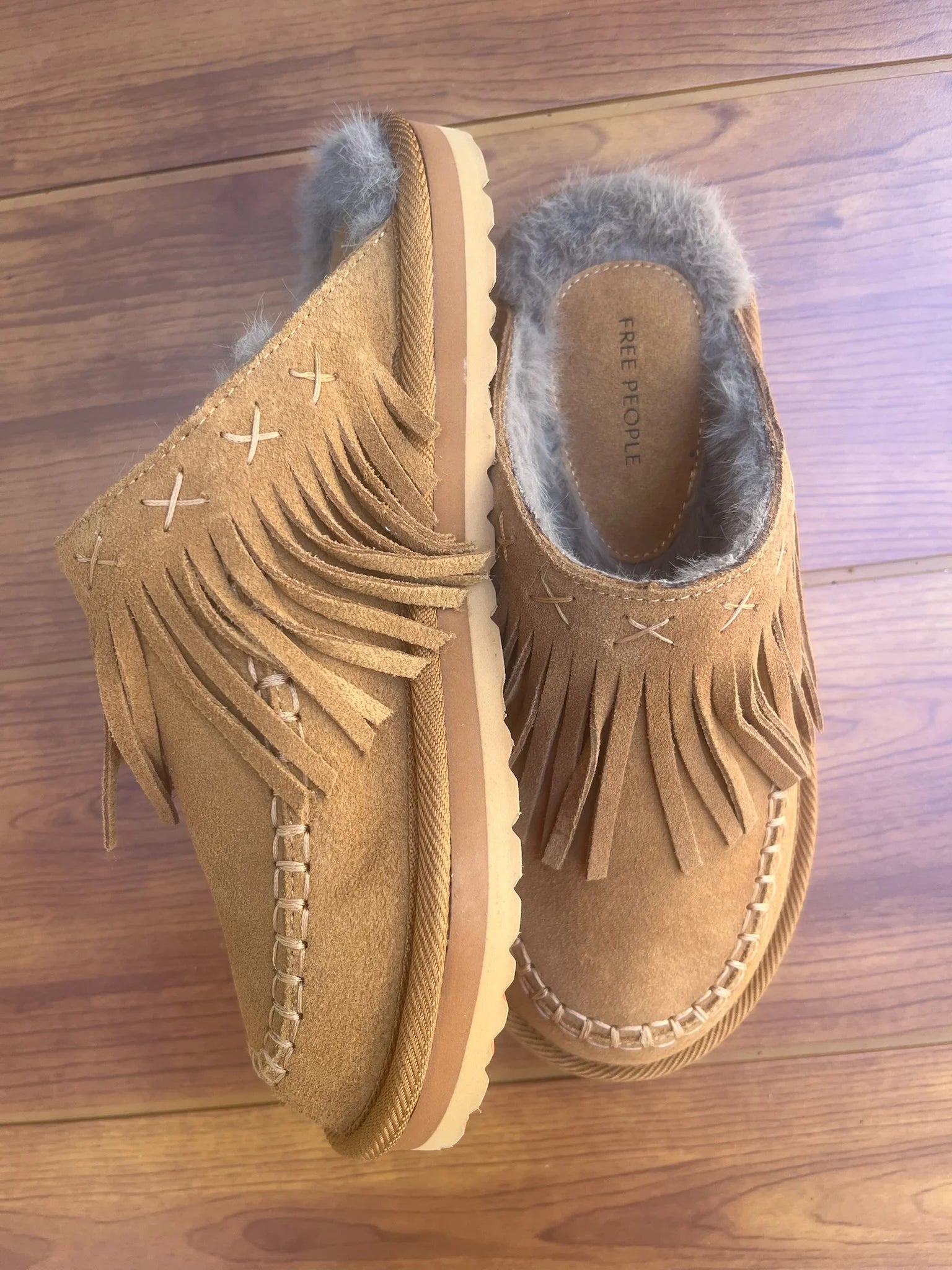 Free People | Fallon Fringe Mule | Side | Vagabond | Apparel | Boutique