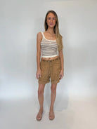 Free People | Frankie Washed Short | Model | Vagabond | Apparel | Boutique
