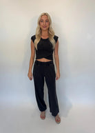 Free People | Hot Shot Crossover Set | Black | Vagabond | Apparel | Boutique