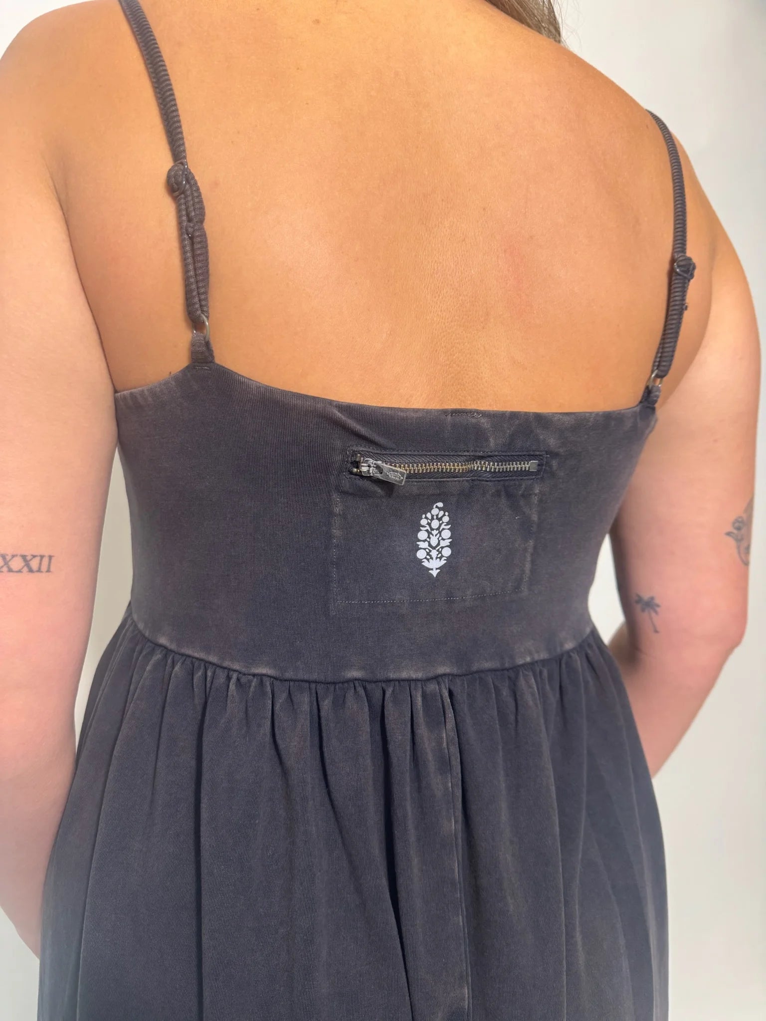 Free People | Hot Shot Strappy Onesie | Black | Back  Close | Vagabond | Apparel | Boutique