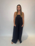 Free People | Hot Shot Strappy Onesie | Black | Vagabond | Apparel | Boutique