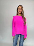 Free People | Hustle Layer | Fuchsia | Front | Vagabond | Apparel | Boutique