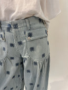 Free People | Lotus Embroidered Railroad Jean | Vagabond | Apparel | Boutique