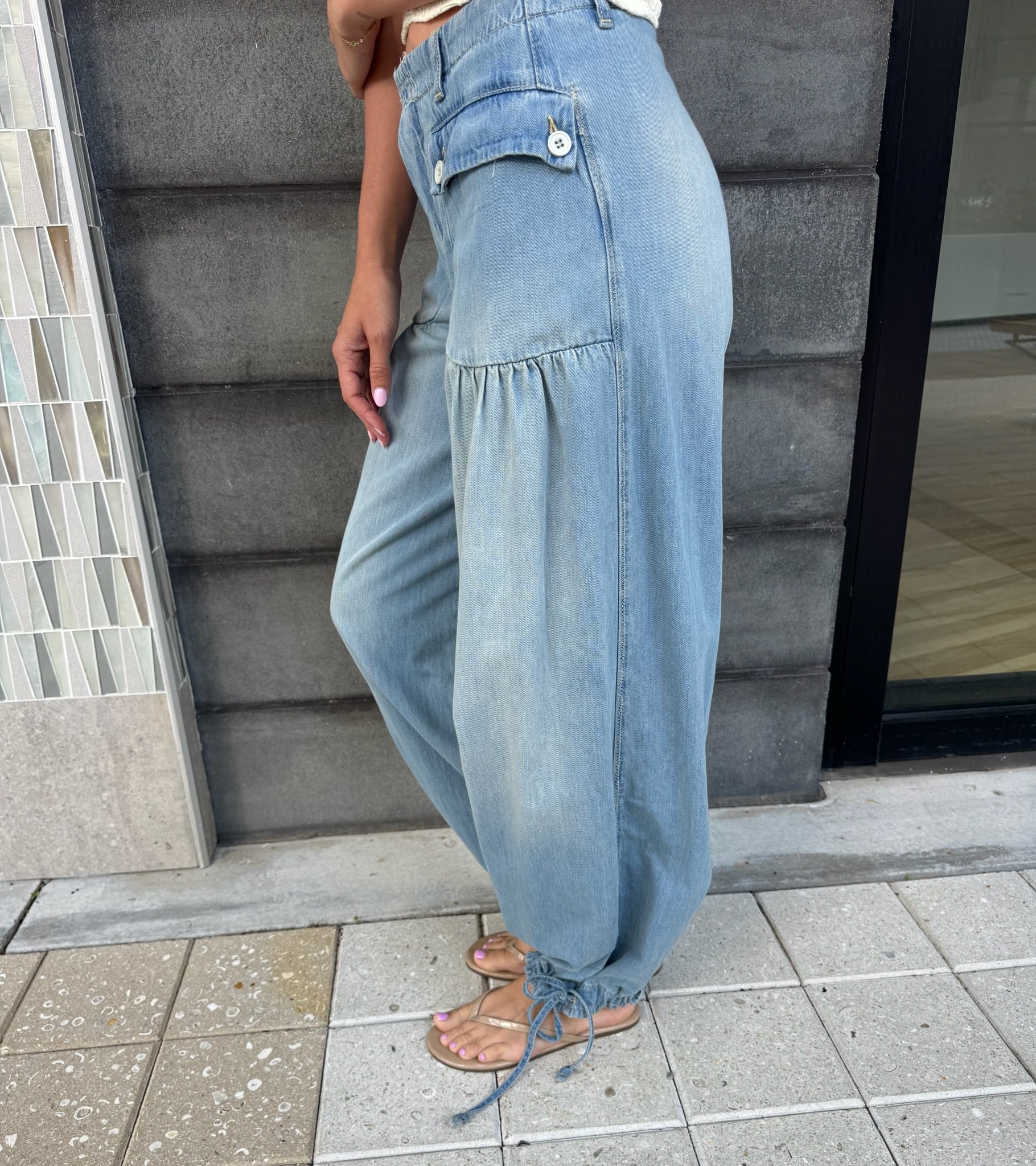 Free People | Lotus Jean | Side | Vagabond | Apparel | Boutique