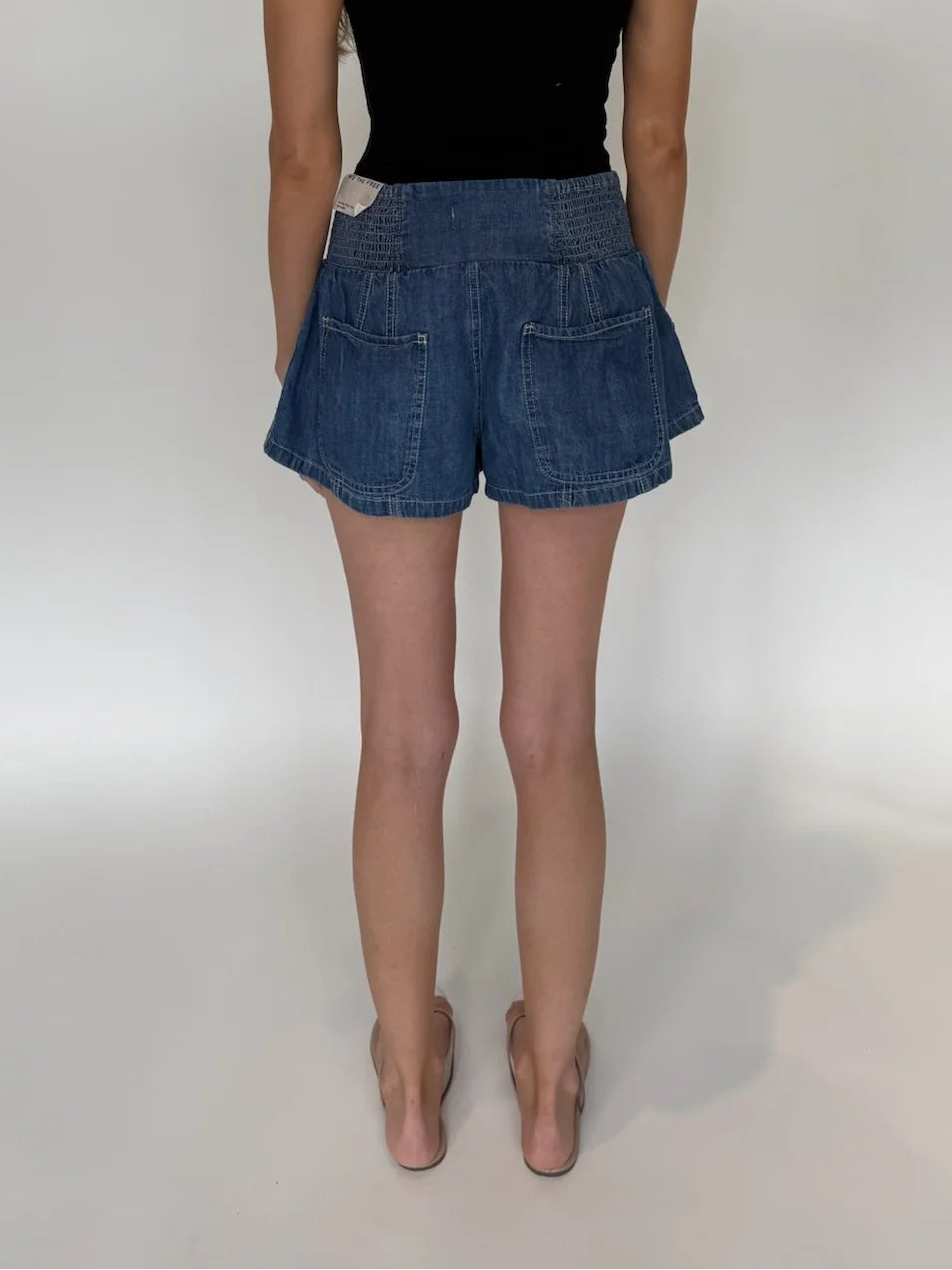 Free People | Luna Pull On Short | Back | Vagabond | Apparel | Boutique