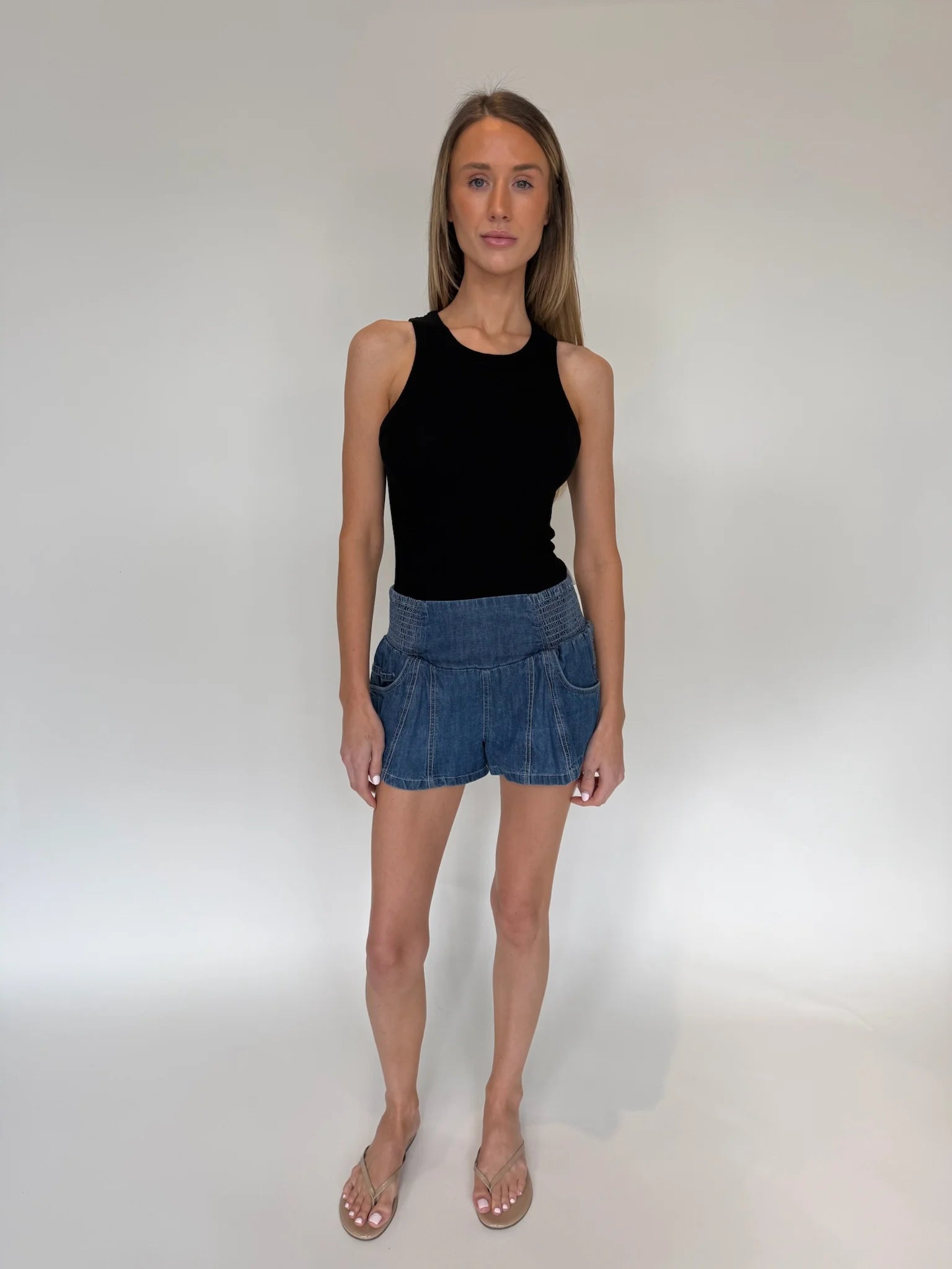 Free People | Luna Pull On Short | Front | Vagabond | Apparel | Boutique