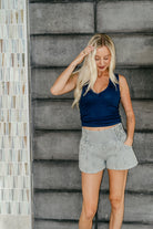 Free People | Luna Railroad Short | Vagabond | Apparel | Boutique