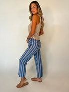 Free | People | Marielle Trouser | Sapphire |  Vagabond | Apparel | Boutique