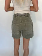 Free People | Moxie Short | Fern | Model | Back | Vagabond | Apparel | Boutique