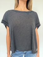 Free People | My Time Tee | Black | Vagabond | Apparel | Boutique