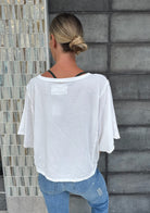 Free People | Next Level Tee | Clean Ivory | Back | Vagabond | Apparel | Boutique