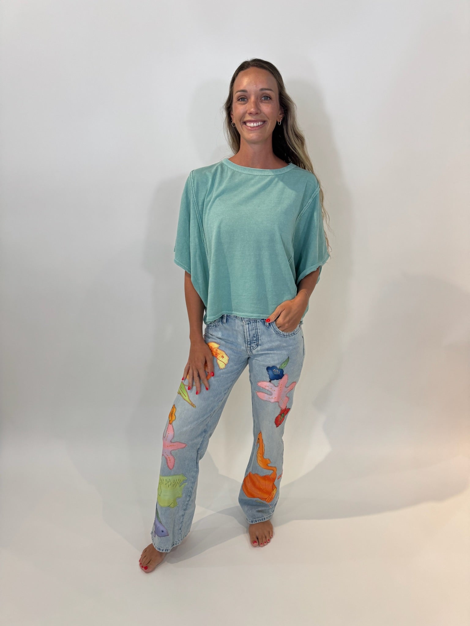 Free People | Next Level Tee |  Wasabi | Vagabond | Apparel | Boutique