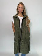 Free People | On The Move Packable Puffer Vest | Front Model | Vagabond | Apparel | Boutique