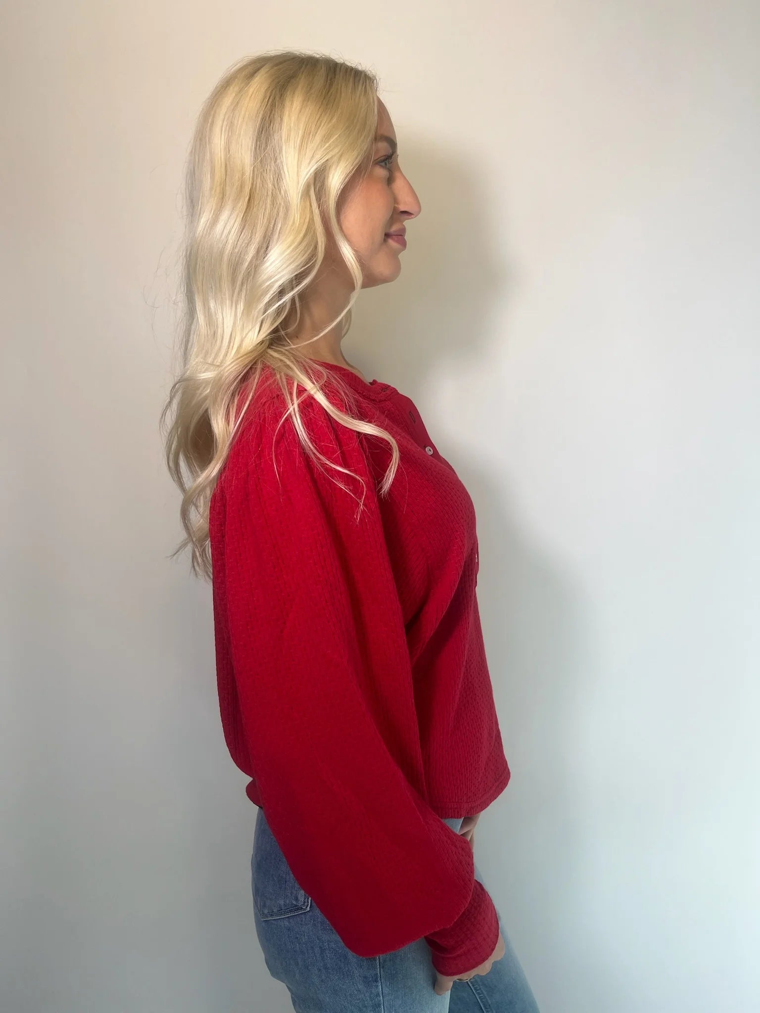 Free People | Quinn Knit Top | Salsa | Side | Vagabond | Apparel | Boutique