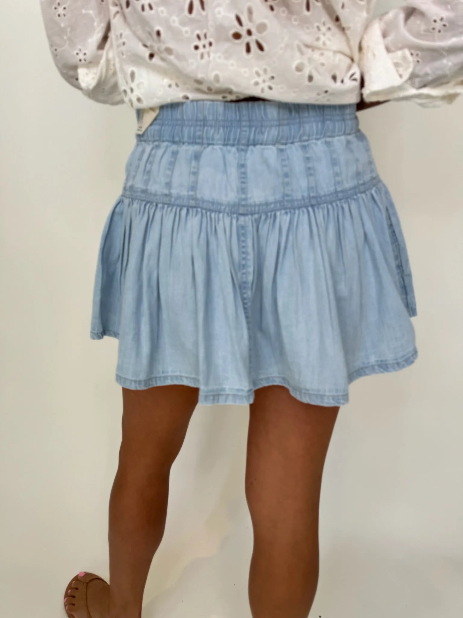 Free | People | Roselle | Denim | Mini |  Skirt | Vagabond | Apparel | Boutique