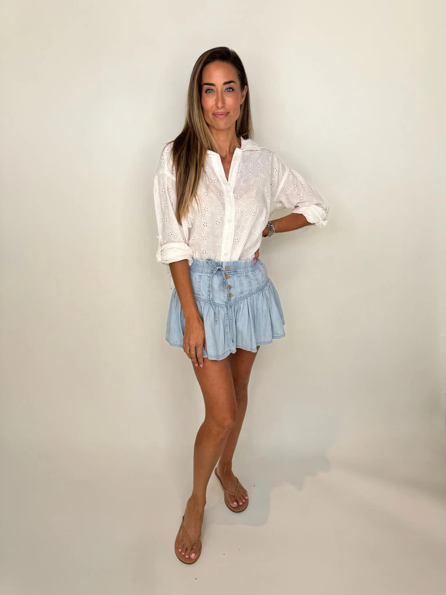 Free |  People | Roselle | Skirt | Denim | Vagabond | Apparel | Boutique