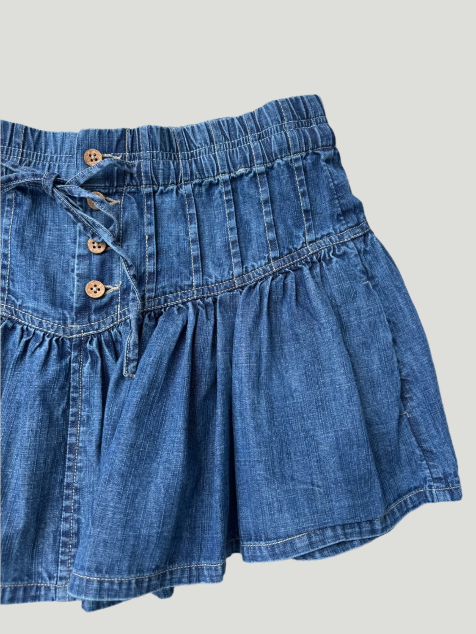 Free | People | Roselle |  Skirt | Denim | High | Tide | Vagabond | Apparel | Boutique