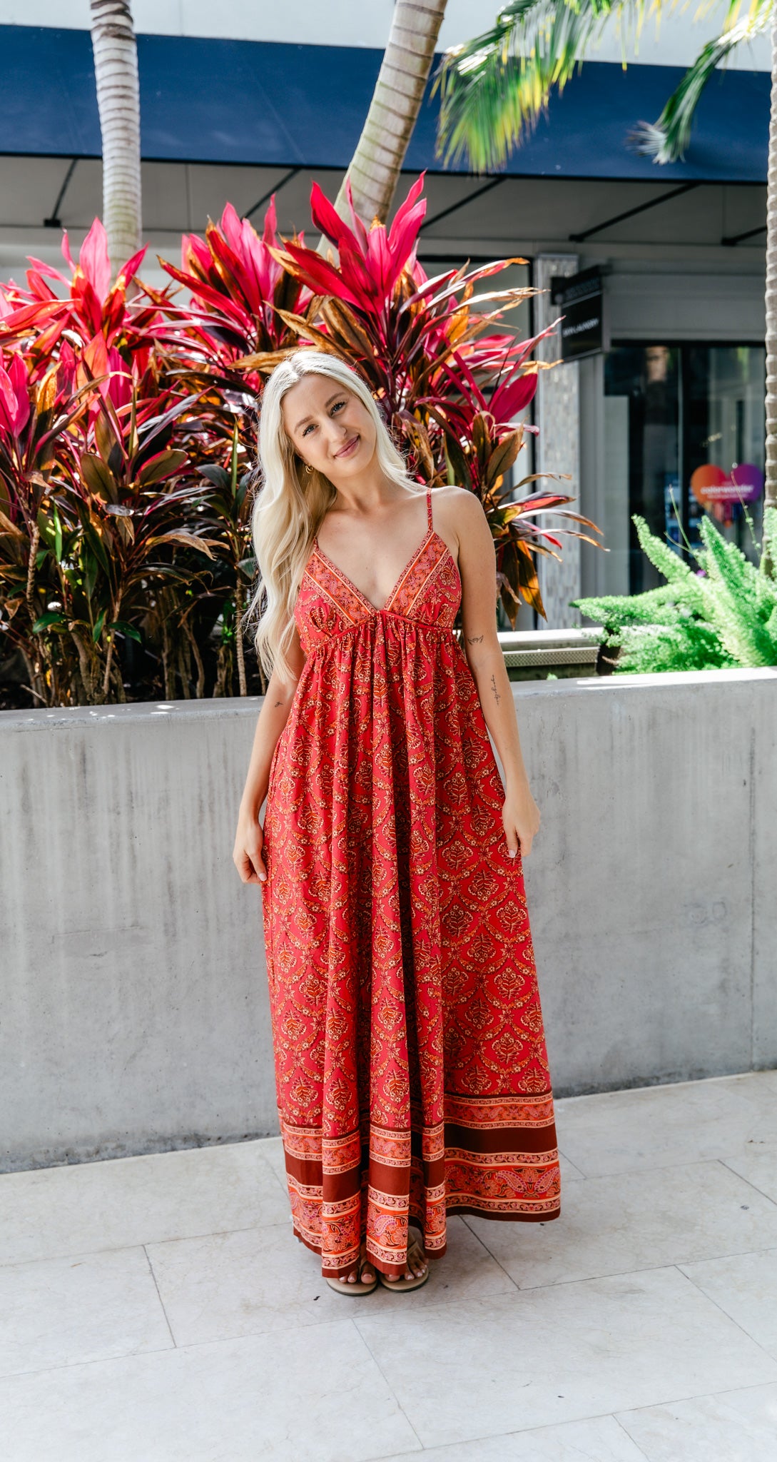 Free People Sorrento Stroll Printed Maxi – Vagabond Apparel Boutique