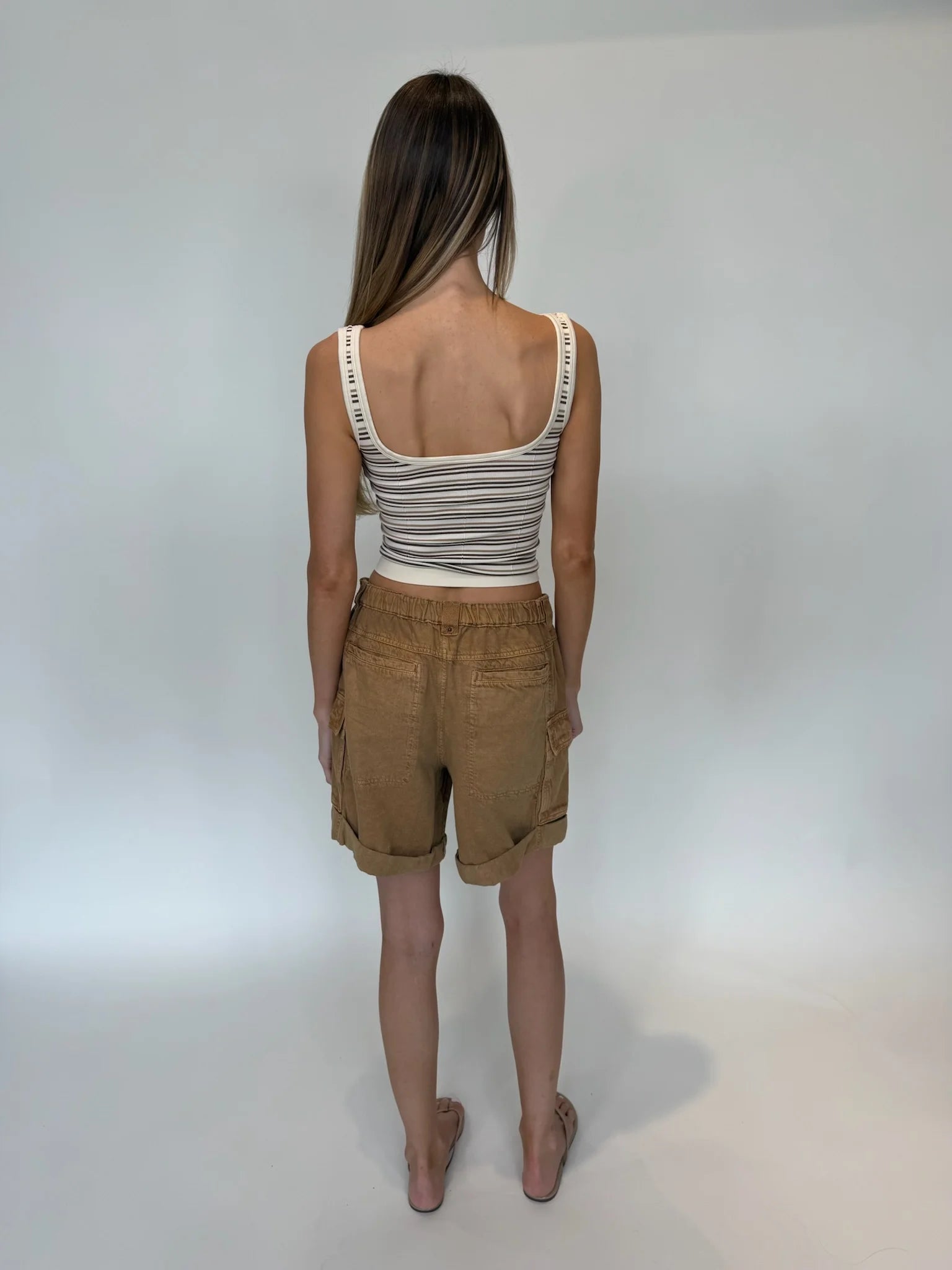 Free People |  Striped Simply Soft Cami | Back | Vagabond | Apparel | Boutique