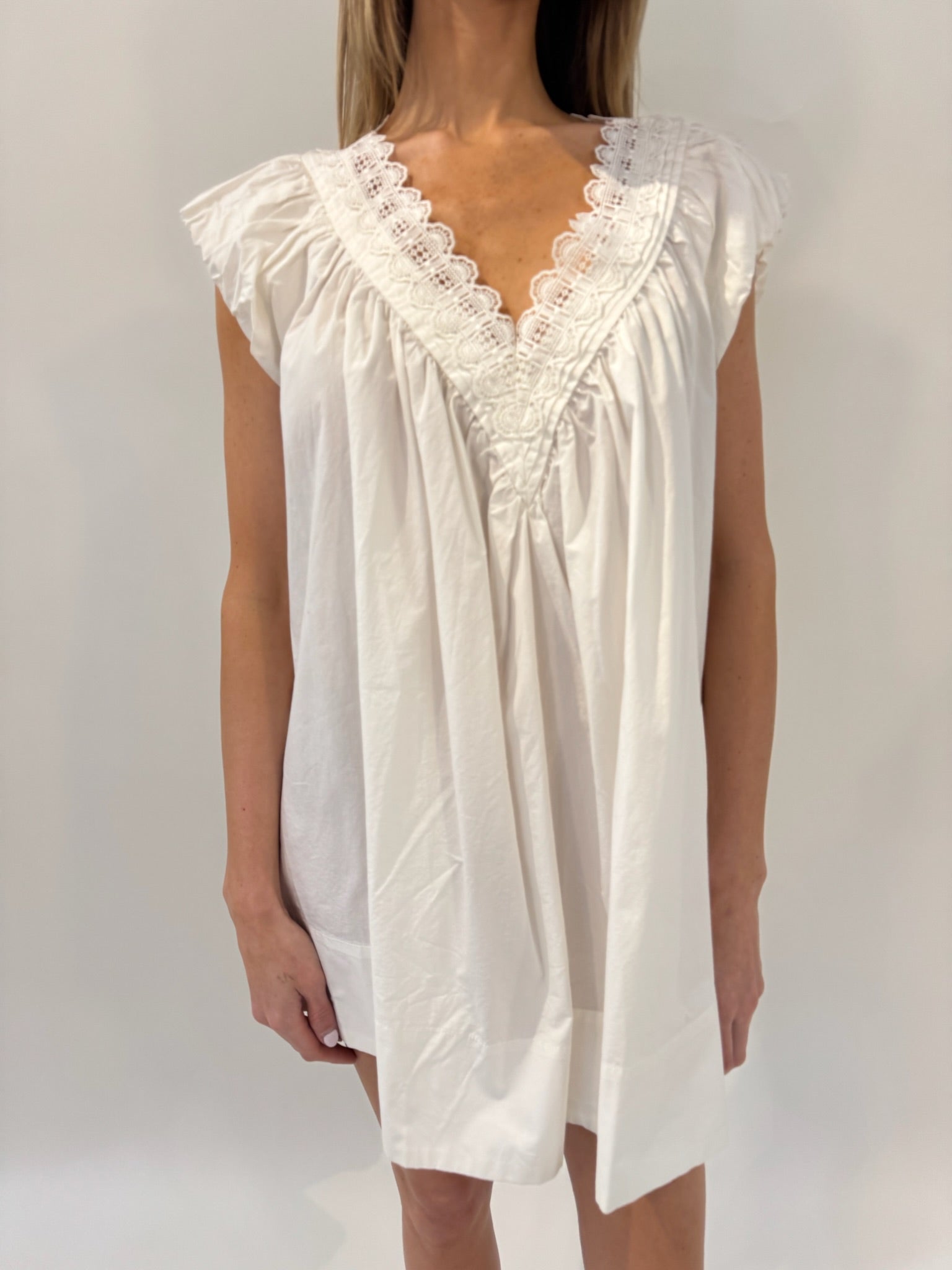 free people white mini dress Free People Sundazed Mini Dress