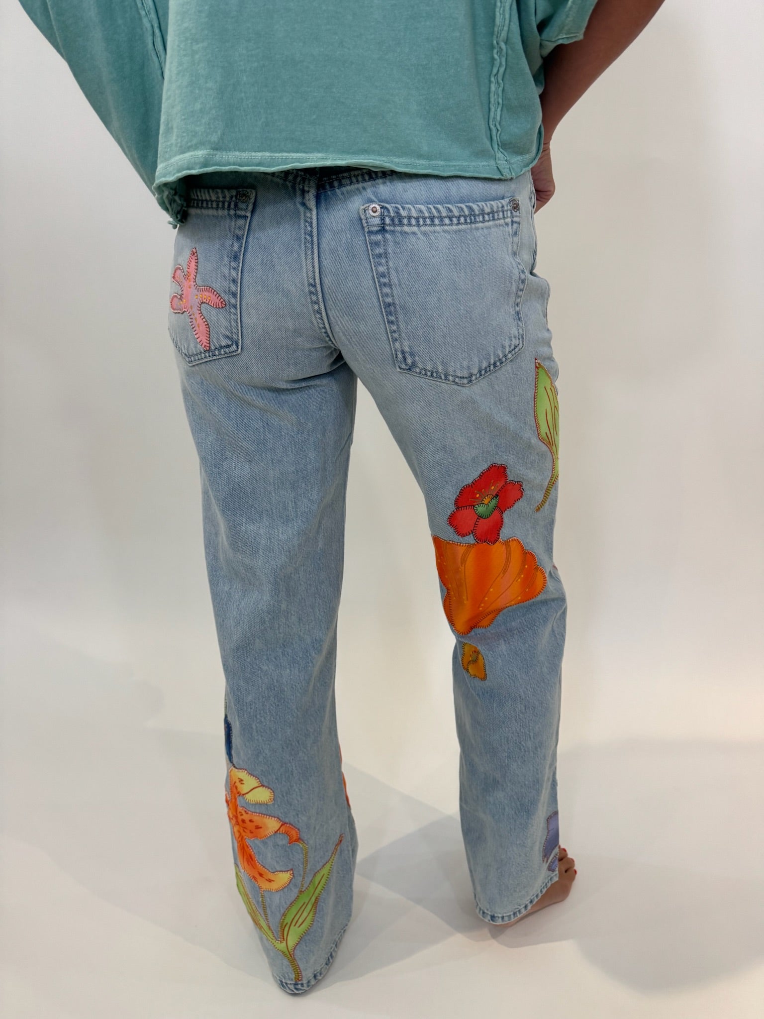 Free People | Surfside Patched Jean | Vagabond | Apparel | Boutique