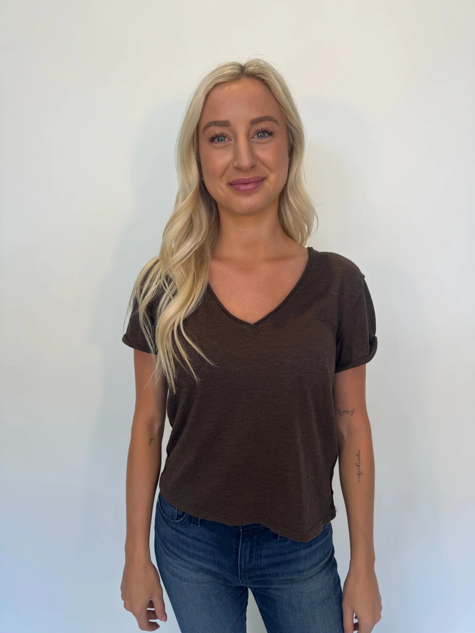 Free People | Take 2 Tee | Espresso | Vagabond | Apparel | Boutique