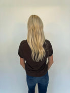 Free People | Take 2 Tee | Espresso | Back | Vagabond | Apparel | Boutique