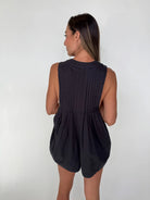 Free  | People | Webster |  Romper | Black | Vagabond | Apparel | Boutique