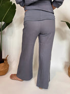 Fresh Laundry | Foldover Linen Pants | Night | Back |  Vagabond | Apparel | Boutique