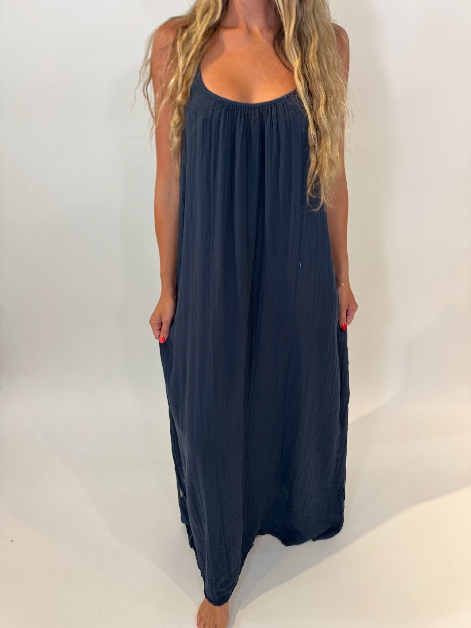 Fresh Laundry |  Gauze Tank Maxi Dress | Vagabond | Apparel | Boutique