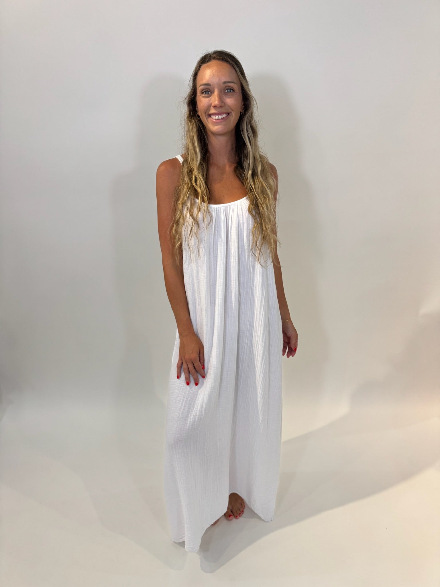 Fresh Laundry |  Gauze Tank Maxi Dress | Vagabond | Apparel | Boutique