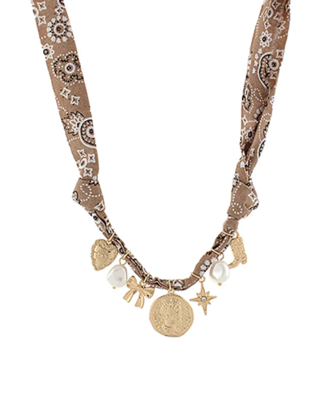 GSA | Coin & Multi Charm Necklace | Vagabond | Apparel | Boutique