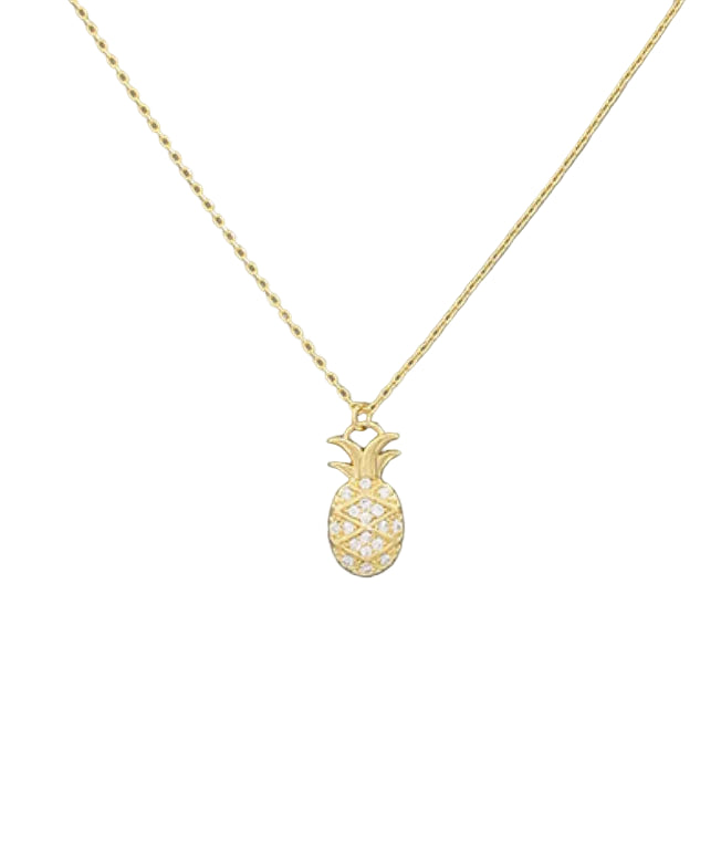 GSA | Pave Pineapple Pendant Necklace | Vagabond | Apparel | Boutique