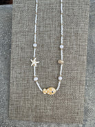 GSA | Pearl Bead Fish & Multi Charm Necklace | Vagabond | Apparel | Boutique