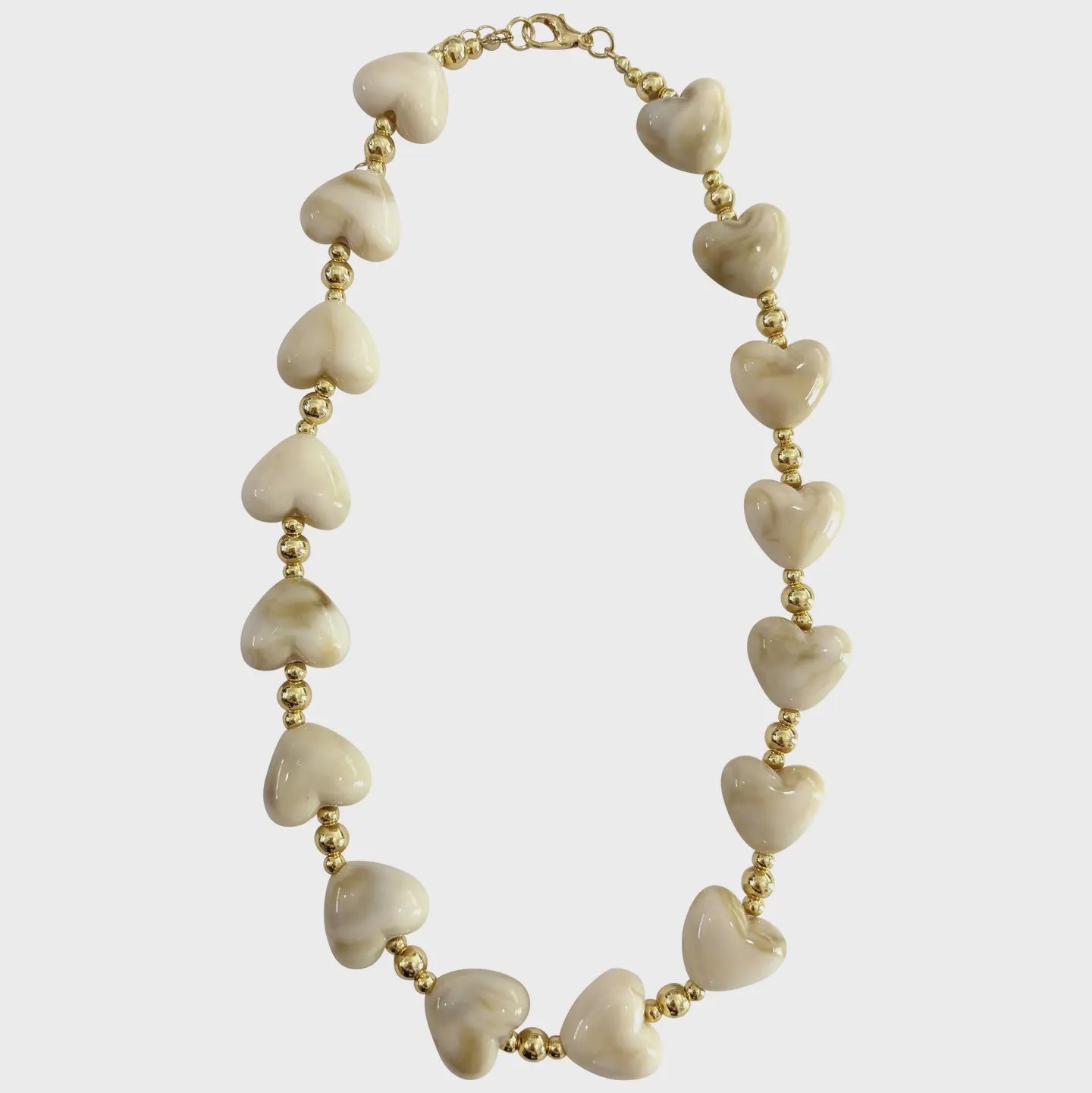 Gemelli | Charlie Beaded Heart Necklace | Vagabond | Apparel | Boutique