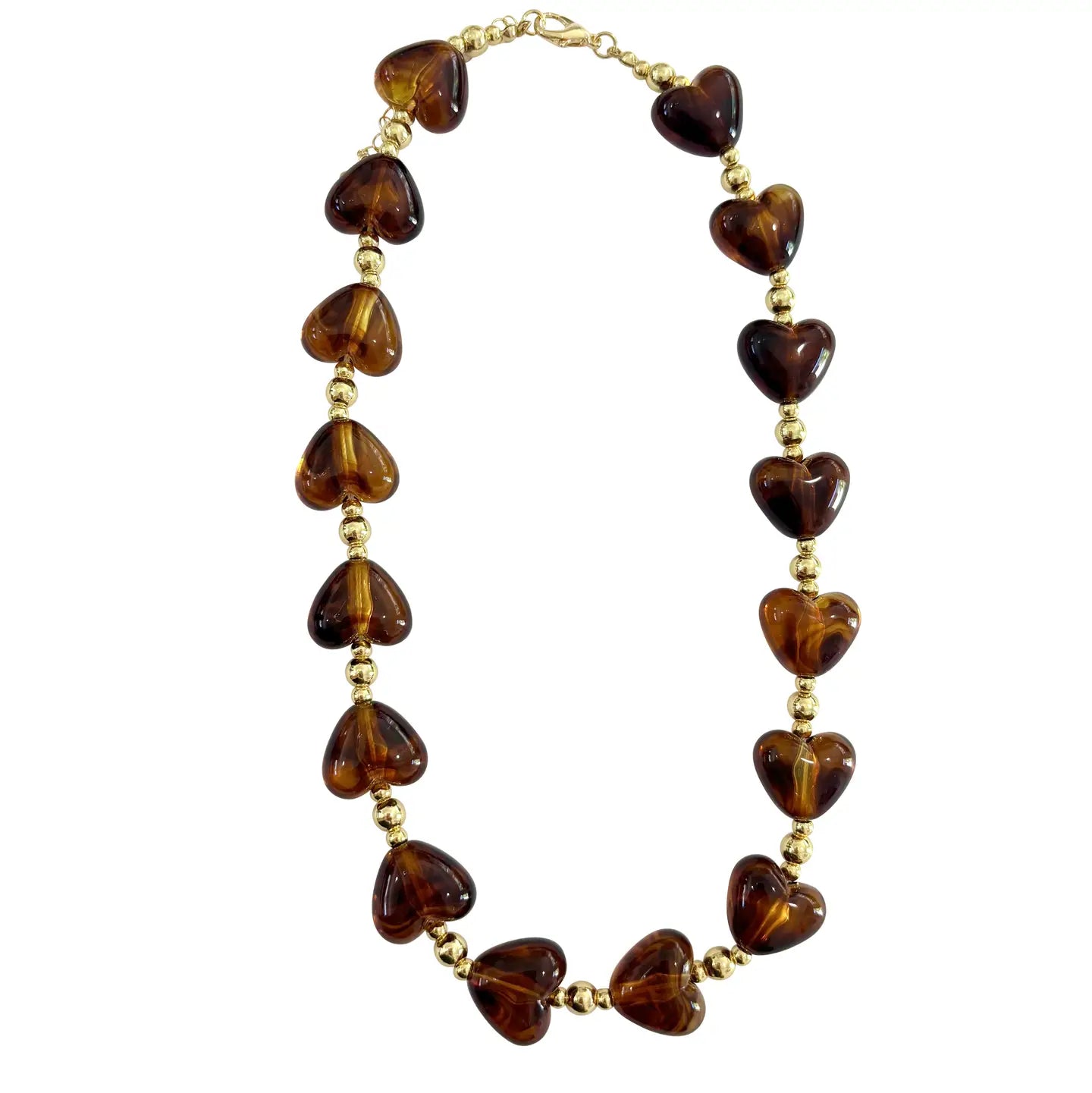 Gemelli | Charlie Beaded Heart Necklace | Vagabond | Apparel | Boutique