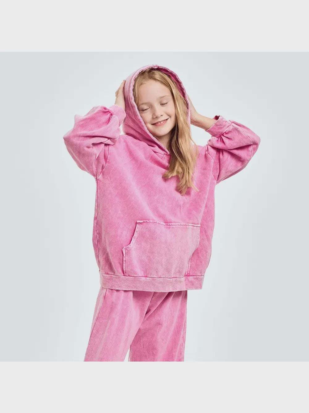 Good Girl Oversized Mineral Wash Hoodie