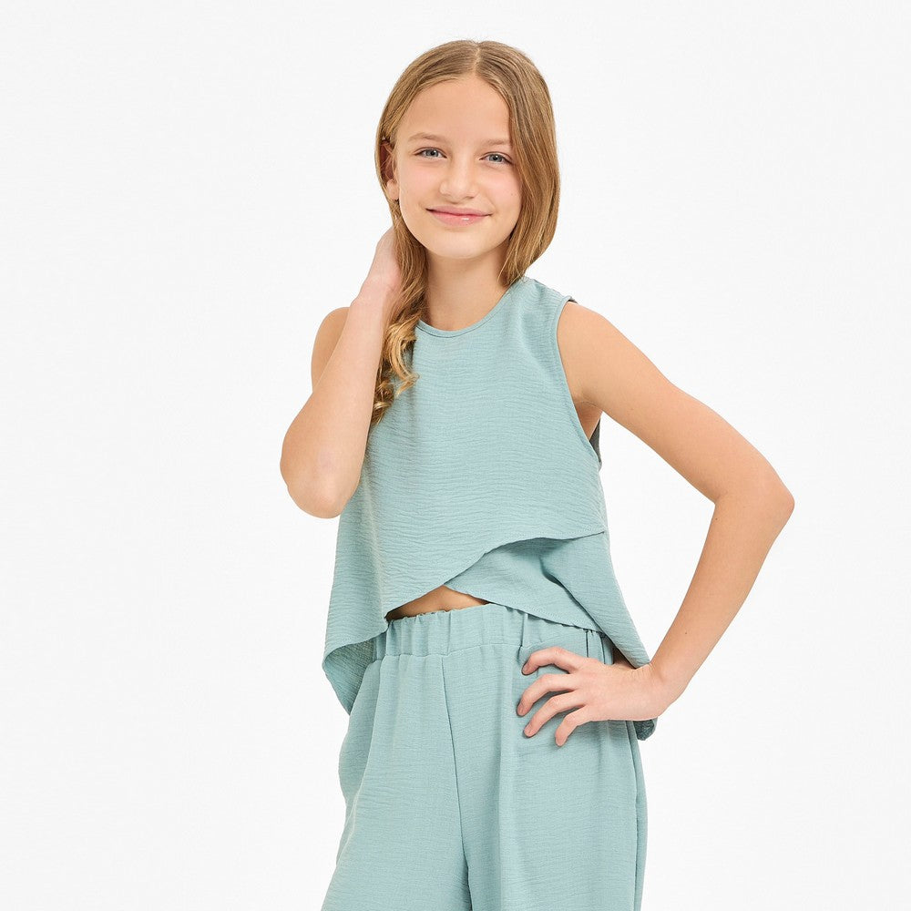 Good | Girl | Hi | Lo | Wrap | Blouse | Vagabond | Apparel | Boutique
