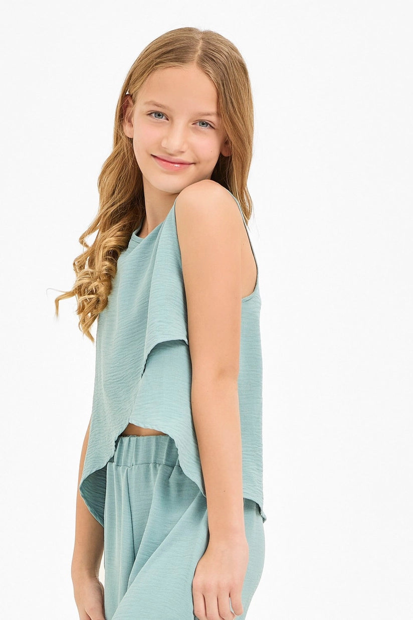 Good | Girl | Hi | Lo | Wrap | Sage | Vagabond | Apparel | Boutique