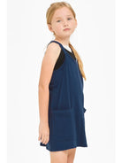Good Girl | Romper Dress | Navy | Side | Vagabond | Apparel | Boutique