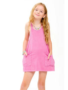 Good Girl | Mineral Wash Mini Dress | Pink | Vagabond | Apparel | Boutique