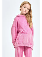 Good Girl | Oversized Mineral Wash Hoodie | Front | Vagabond | Apparel | Boutique