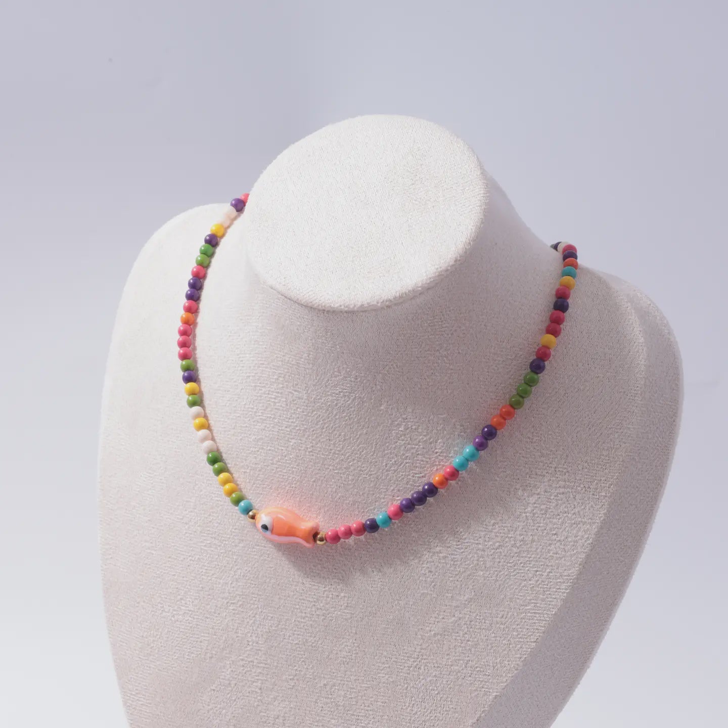 Haven | Good Luck Fish Bahama Wood Bead Necklace | Vagabond | Apparel | Boutique