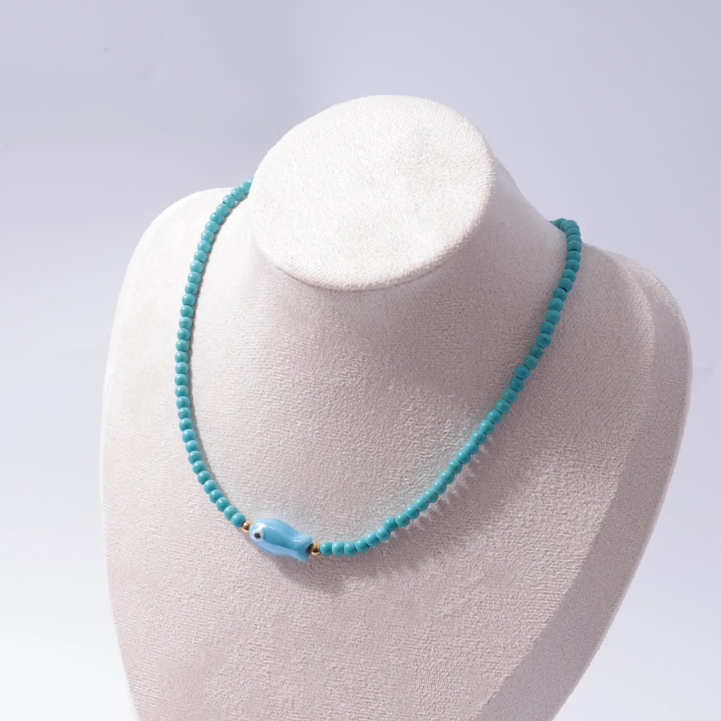 Haven | Good Luck Fish Bahama Wood Bead Necklace | Vagabond | Apparel | Boutique