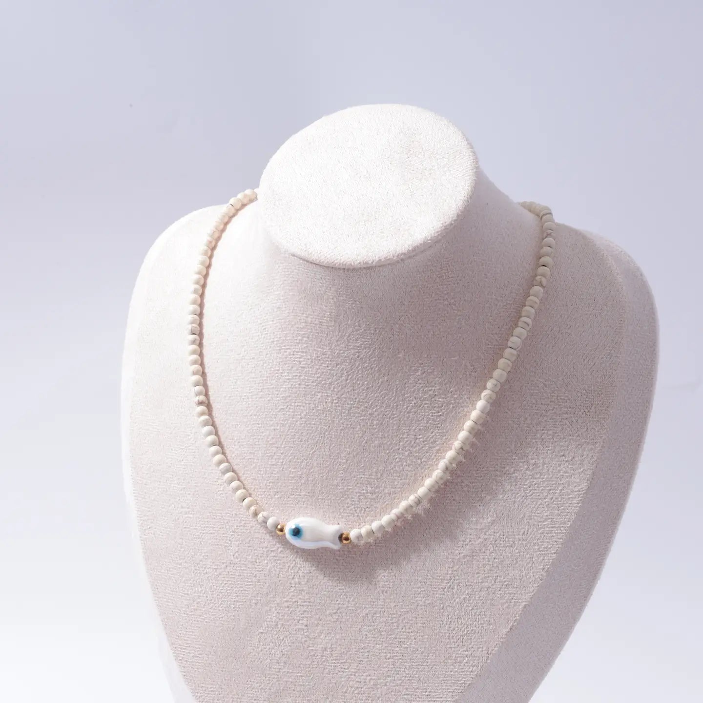 Haven | Good Luck Fish Bahama Wood Bead Necklace | Vagabond | Apparel | Boutique