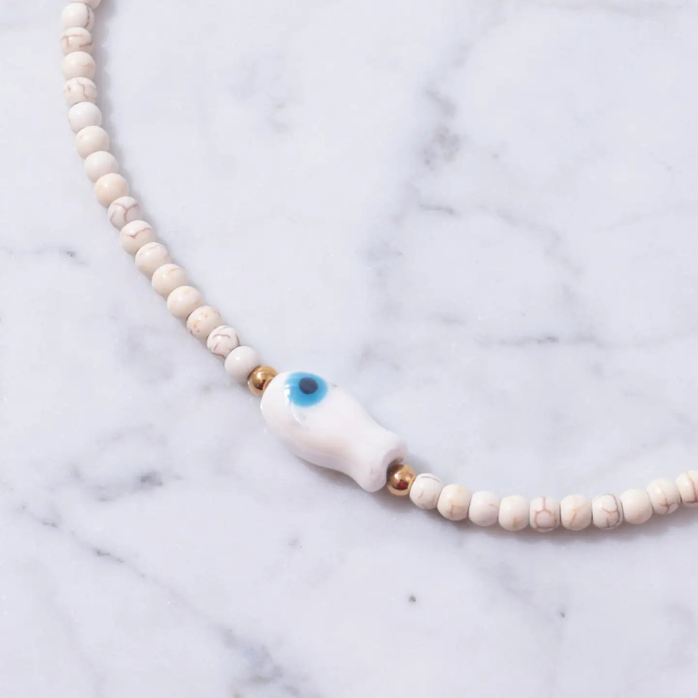 Haven | Good Luck Fish Bahama Wood Bead Necklace | Vagabond | Apparel | Boutique