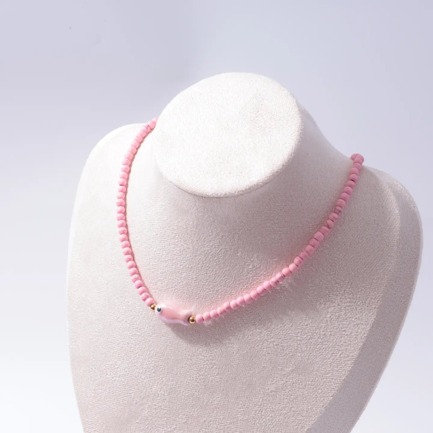 Haven | Good Luck Fish Bahama Wood Bead Necklace | Vagabond | Apparel | Boutique